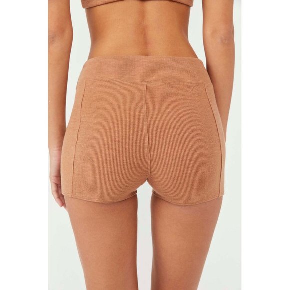 🎉LAST CHANCE🎉 NWT Free People Issa Lifestyle Boyshorts / Cafe Au Lait - Picture 4 of 6
